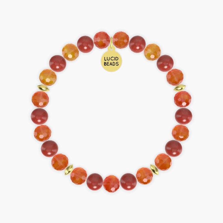 Carnelian and Red Jasper Bracelet