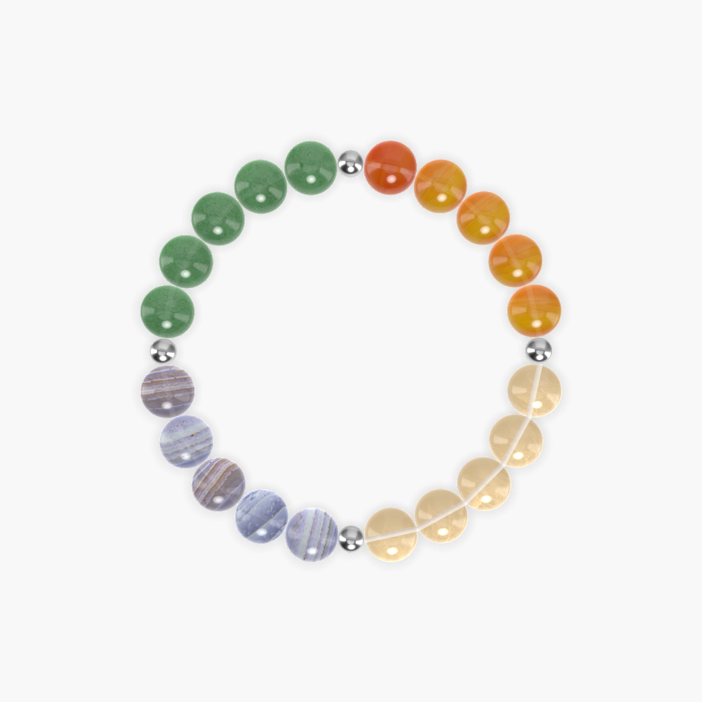 Citrine, Carnelian, Aventurine and more Gemstone Bracelet