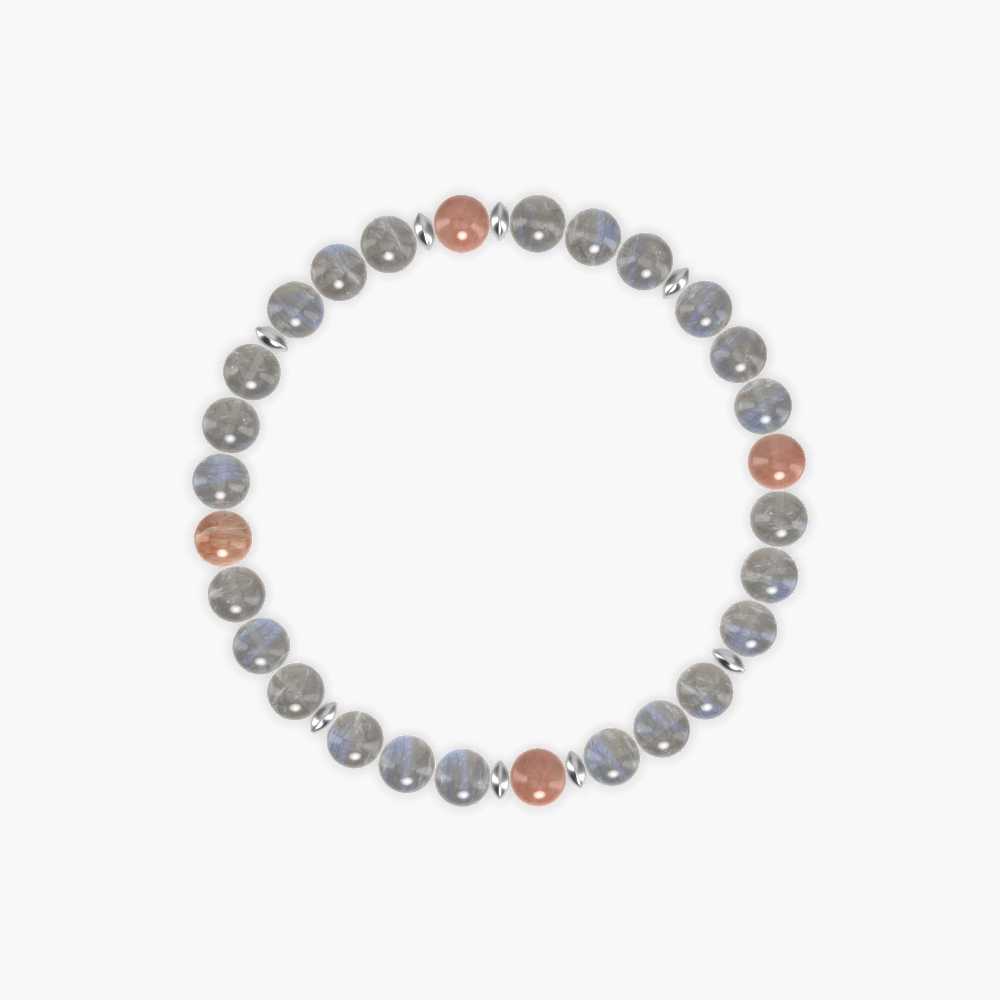 Labradorite and Sunstone Bracelet