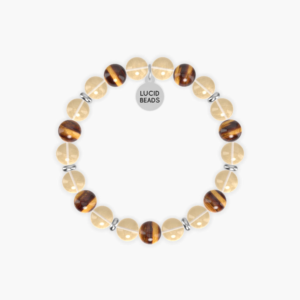 Empowerment Energy - Citrine and Tiger Eye Bracelet