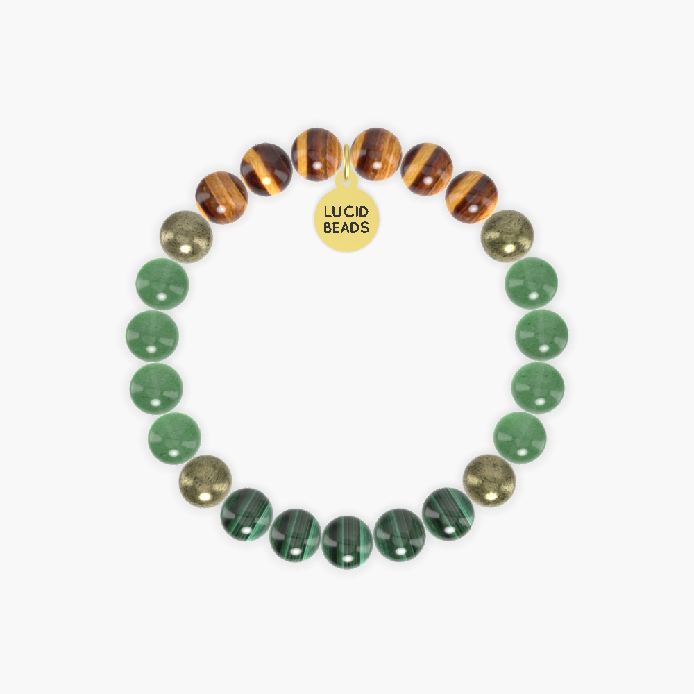 Aventurine, Tiger Eye, Malachite and more Gemstone Bracelet
