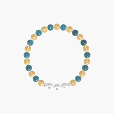 Citrine and Apatite Bracelet