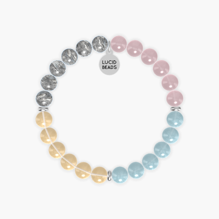 Aquamarine, Rose Quartz, Labradorite and more Gemstone Bracelet