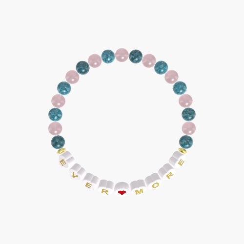 Apatite and Rose Quartz Bracelet