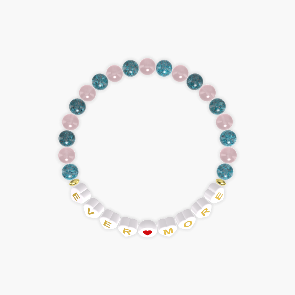 Apatite and Rose Quartz Bracelet