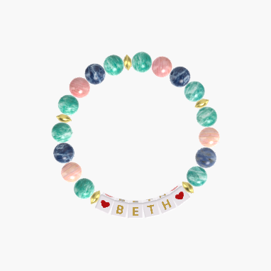 Amazonite, Sodalite and Rhodonite Bracelet