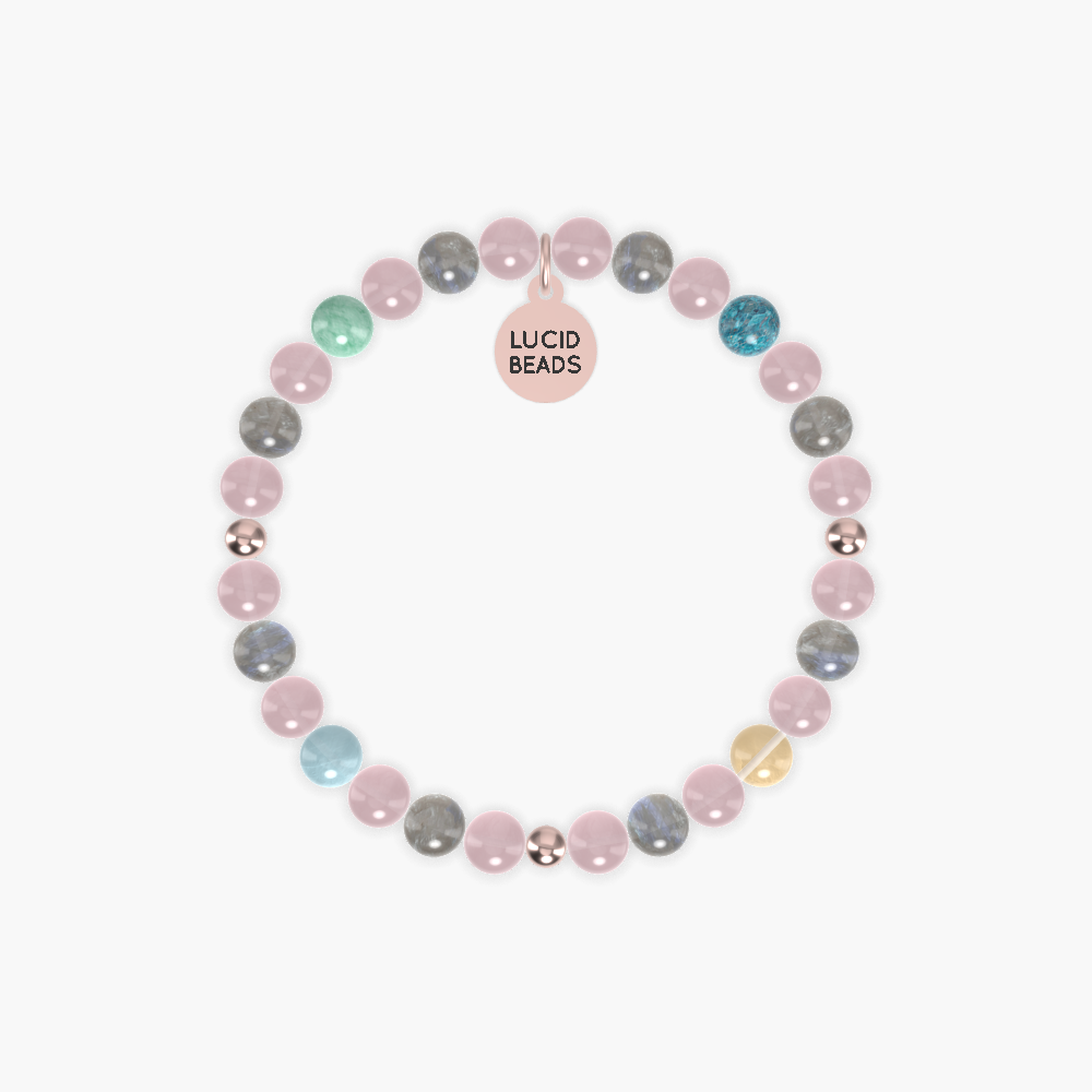 Rose Quartz, Labradorite, Citrine and more Gemstone Bracelet
