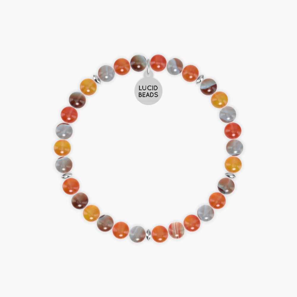 Vitality Harmony Gift - Carnelian and Sardonyx Bracelet