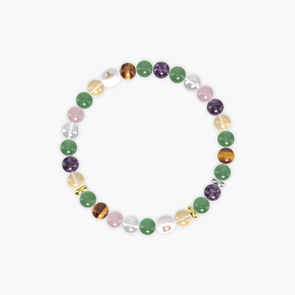 Aventurine, Citrine, Amethyst and more Gemstone Bracelet