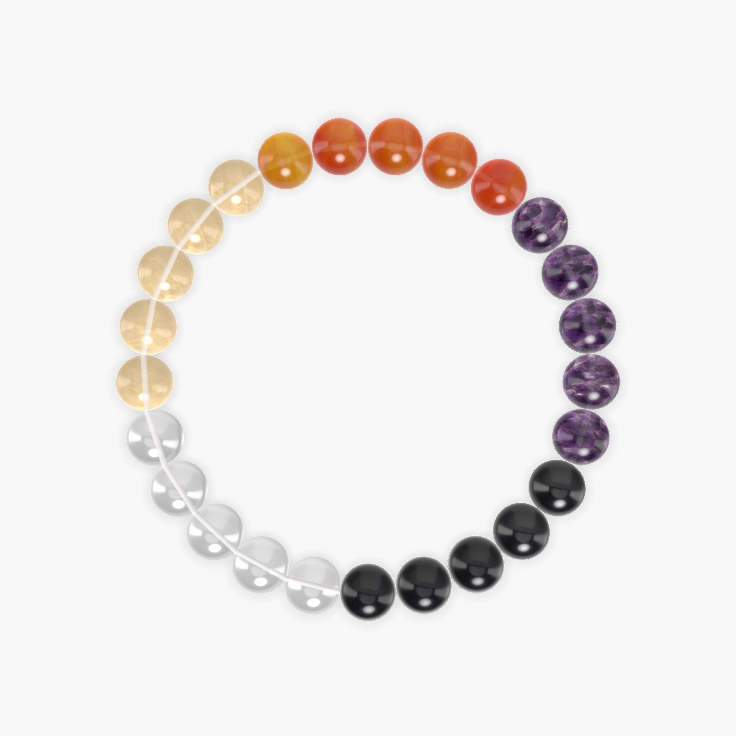 Amethyst, Carnelian, Citrine and more Gemstone Bracelet