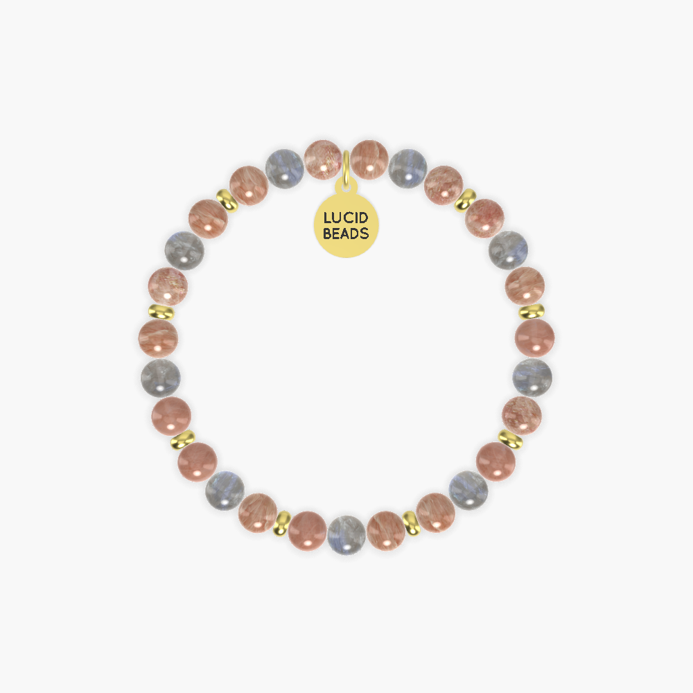 Sunstone and Labradorite Bracelet