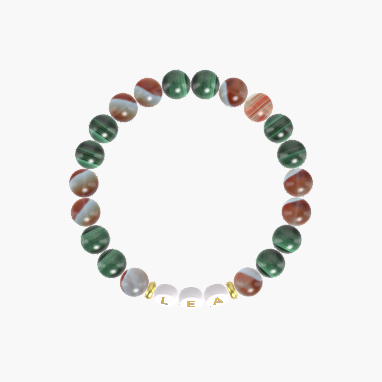Sardonyx and Malachite Bracelet