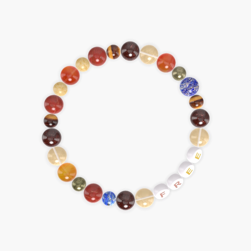Garnet, Citrine, Tiger Eye and more Gemstone Bracelet
