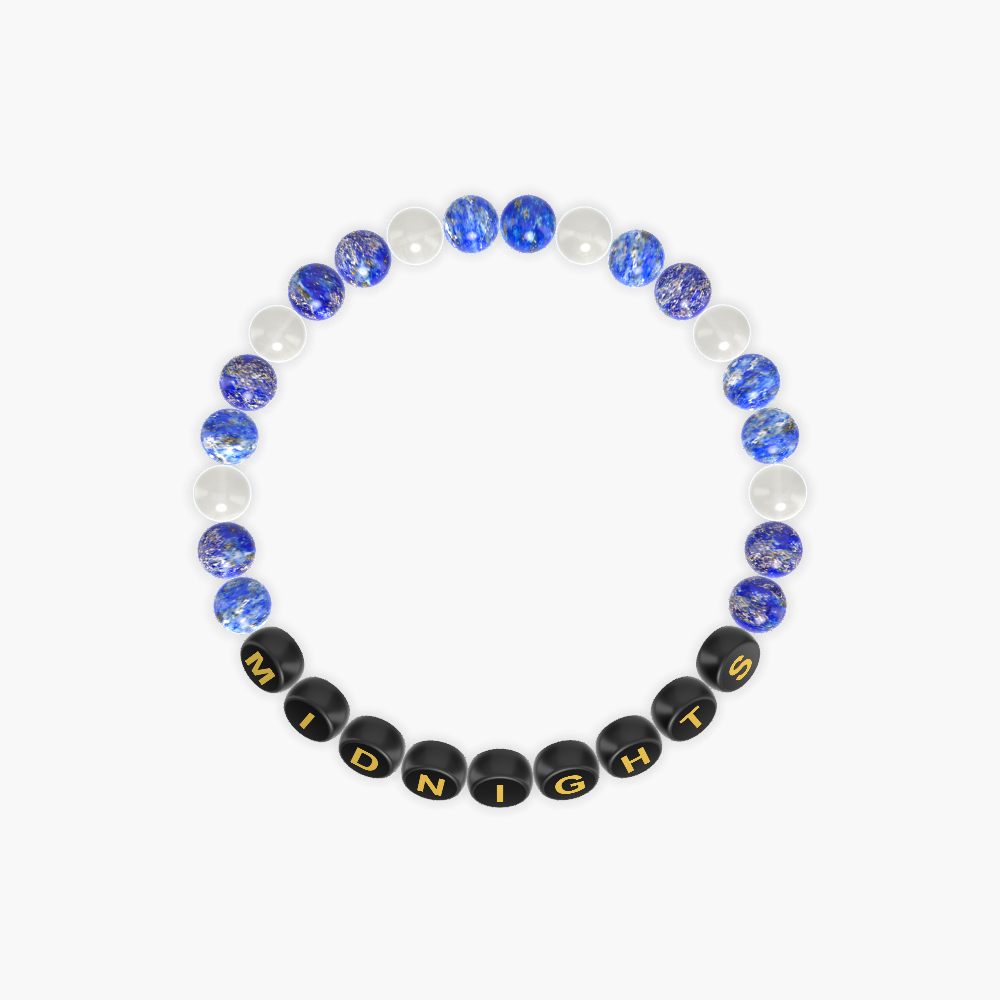 Lapis Lazuli and Moonstone Bracelet