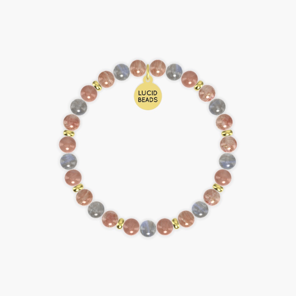 Sunstone and Labradorite Bracelet