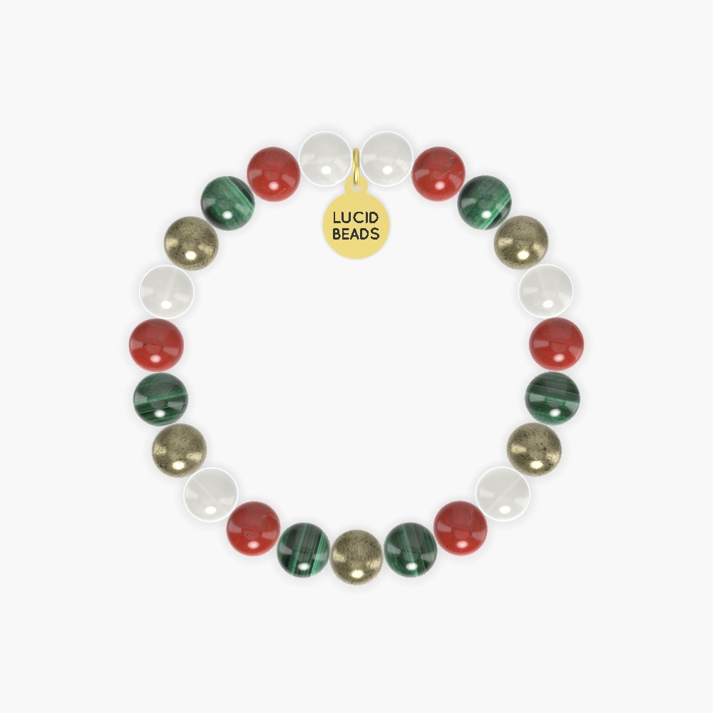 Malachite, Red Jasper, Moonstone and more Gemstone Bracelet
