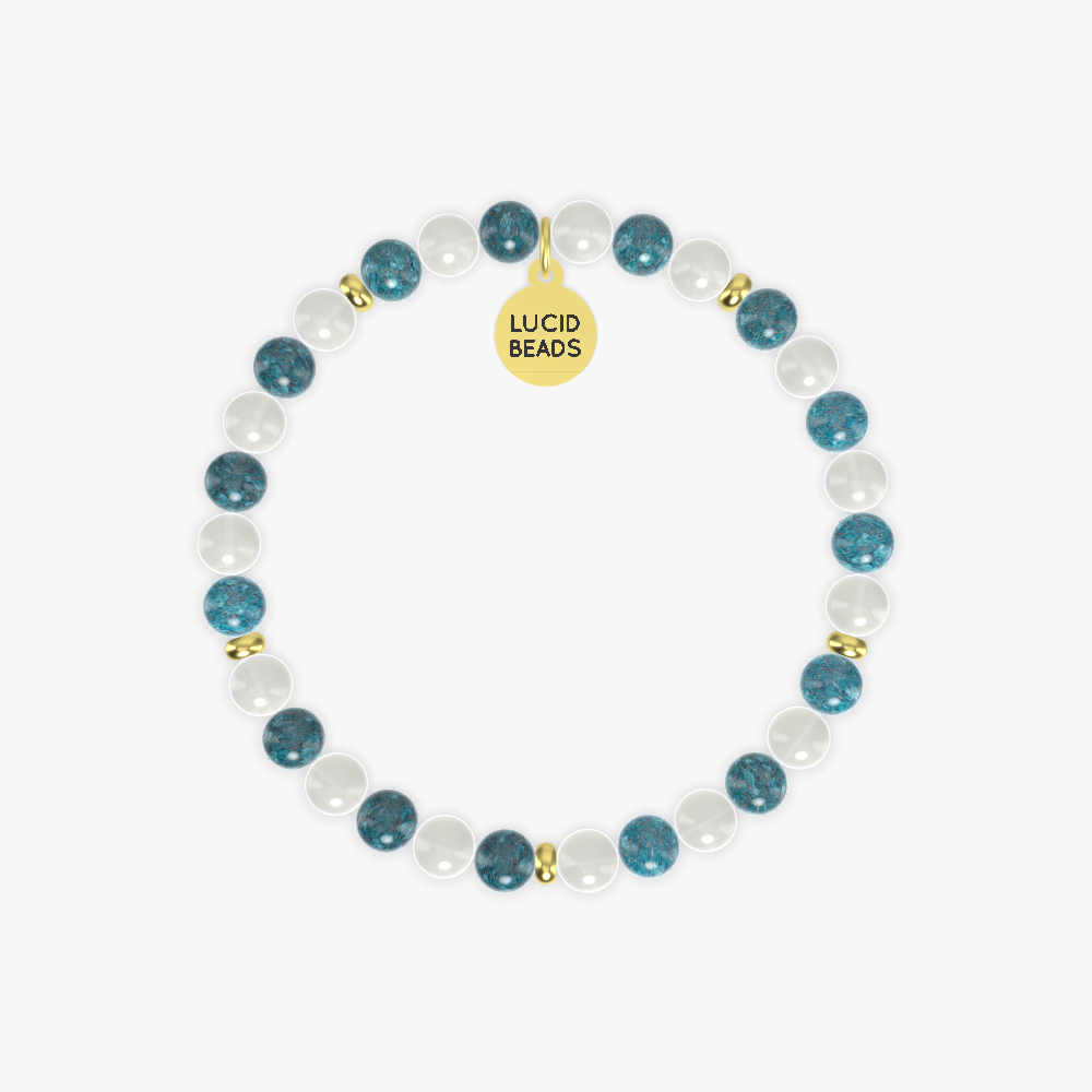 Moonstone and Apatite Bracelet
