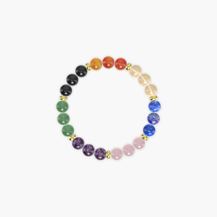 Rose Quartz, Lapis Lazuli, Citrine and more Gemstone Bracelet