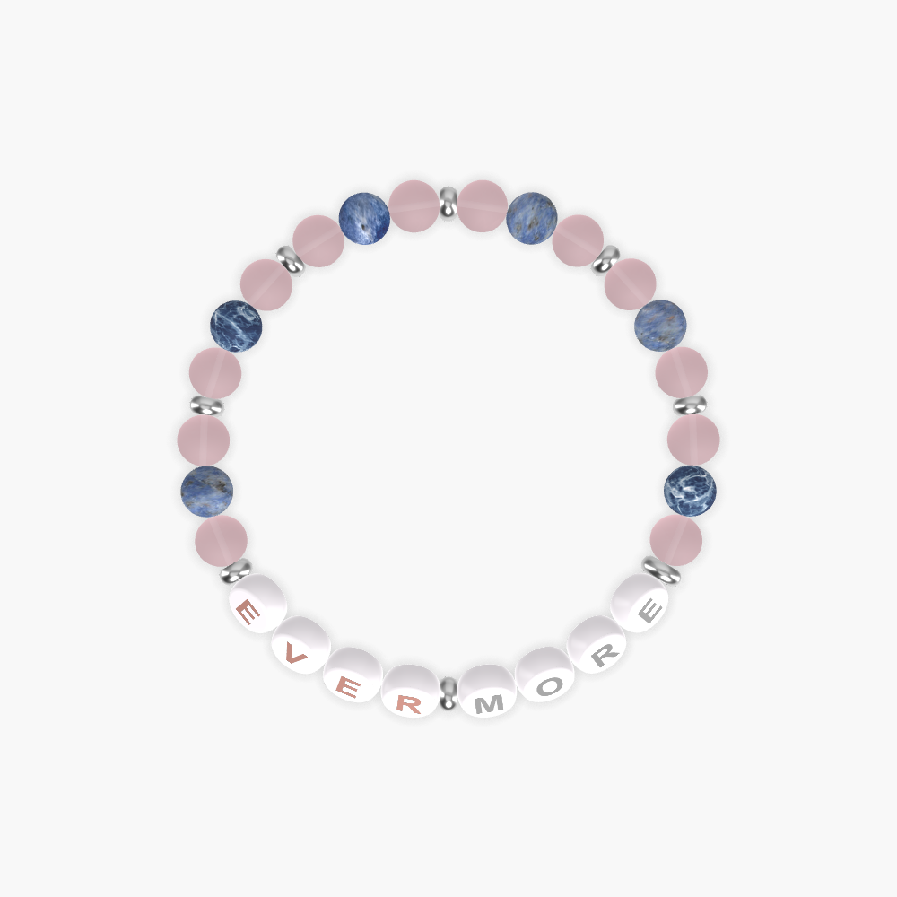 Rose Quartz and Sodalite Bracelet