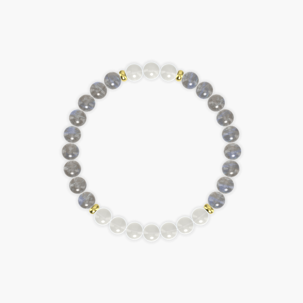 Labradorite and Moonstone Bracelet