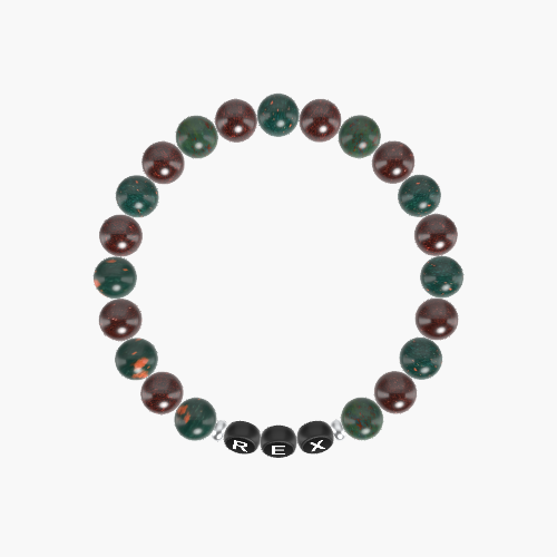 Bloodstone and Garnet Bracelet