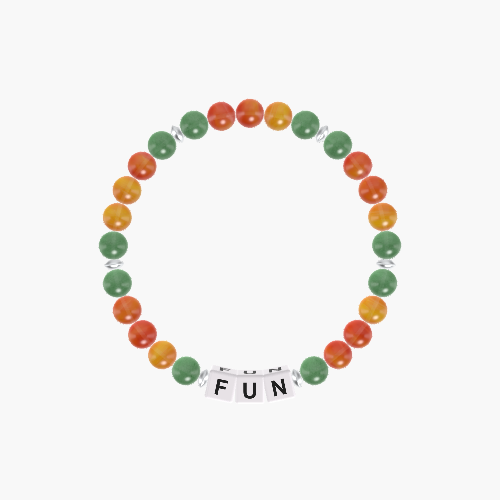 Carnelian and Green Aventurine Bracelet