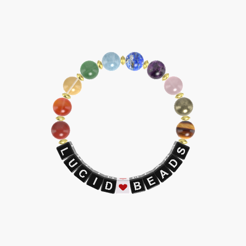 Tiger Eye, Pyrite, Rose Quartz and more Gemstone Bracelet