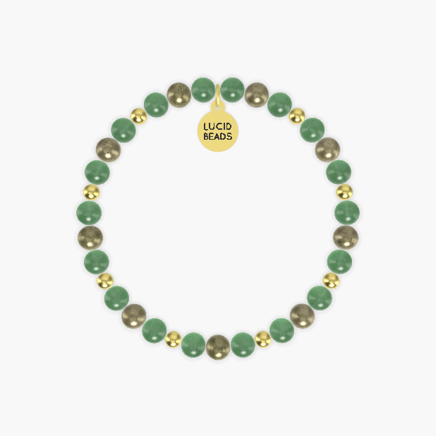 Aventurine and Pyrite Bracelet