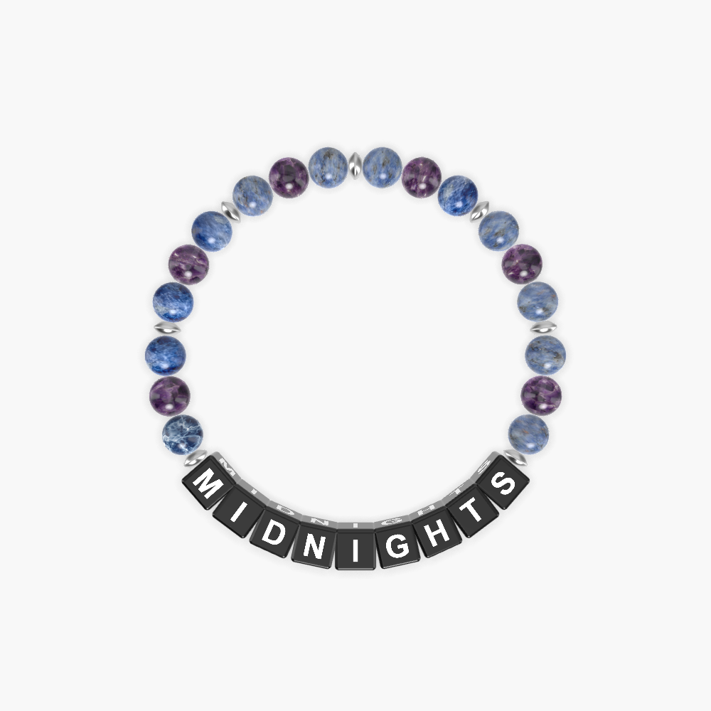 Sodalite and Amethyst Bracelet