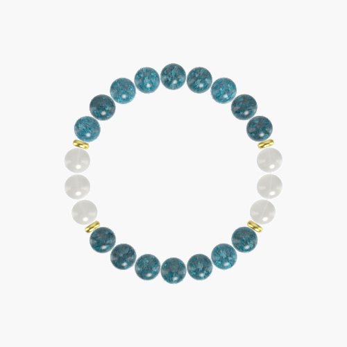 Apatite and Moonstone Bracelet