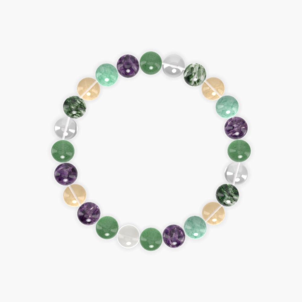 Aventurine, Amethyst, Citrine and more Gemstone Bracelet