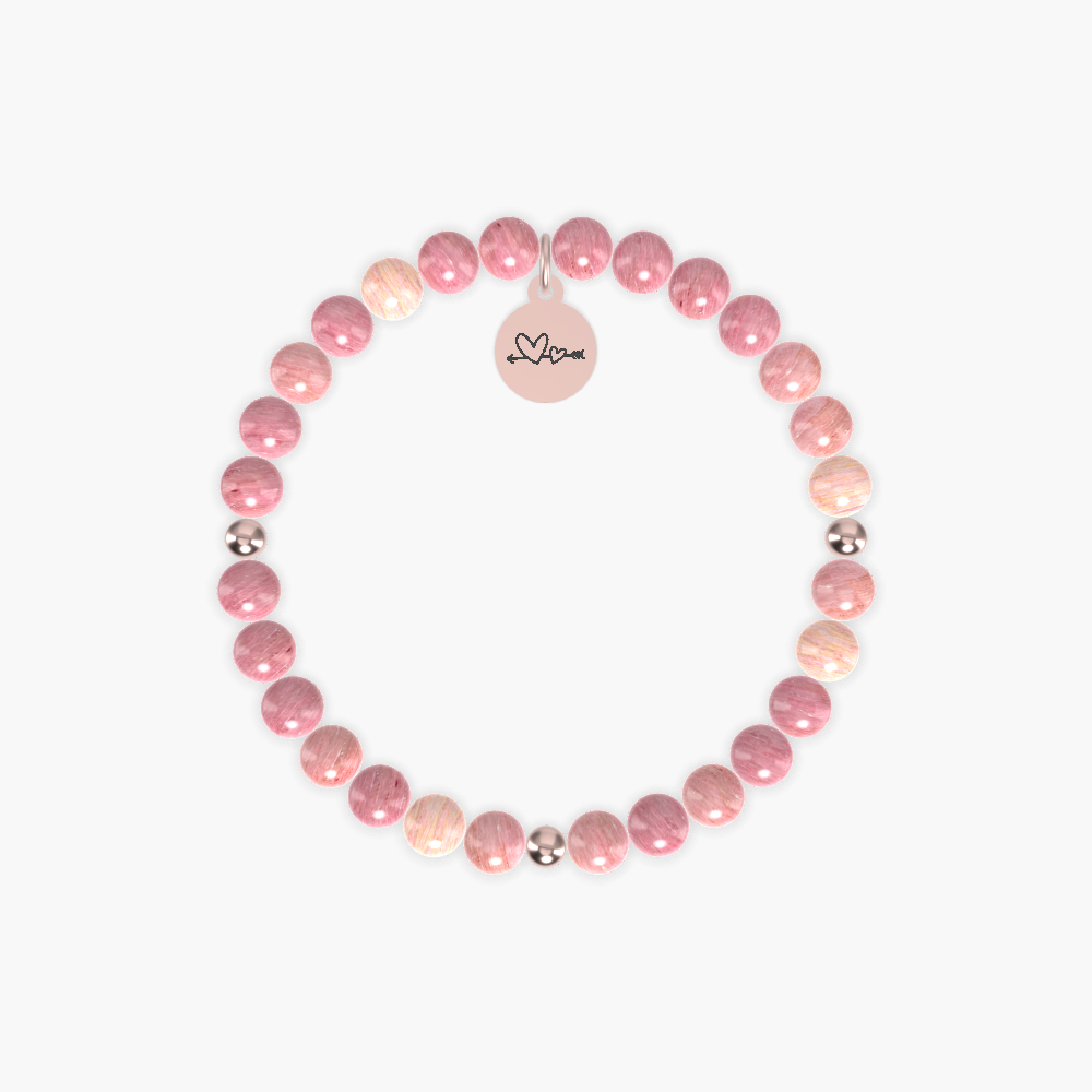 Love's Embrace - Rhodonite Bracelet