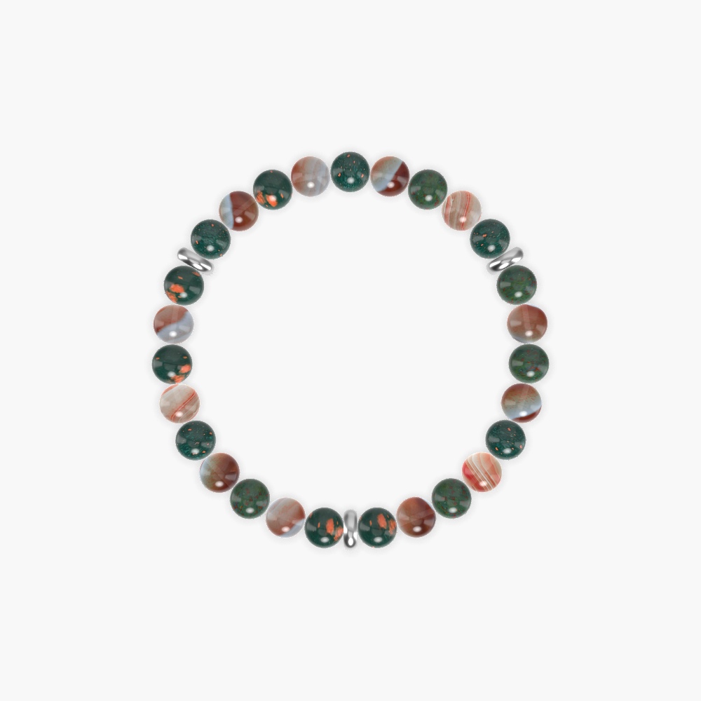 Bloodstone and Sardonyx Bracelet