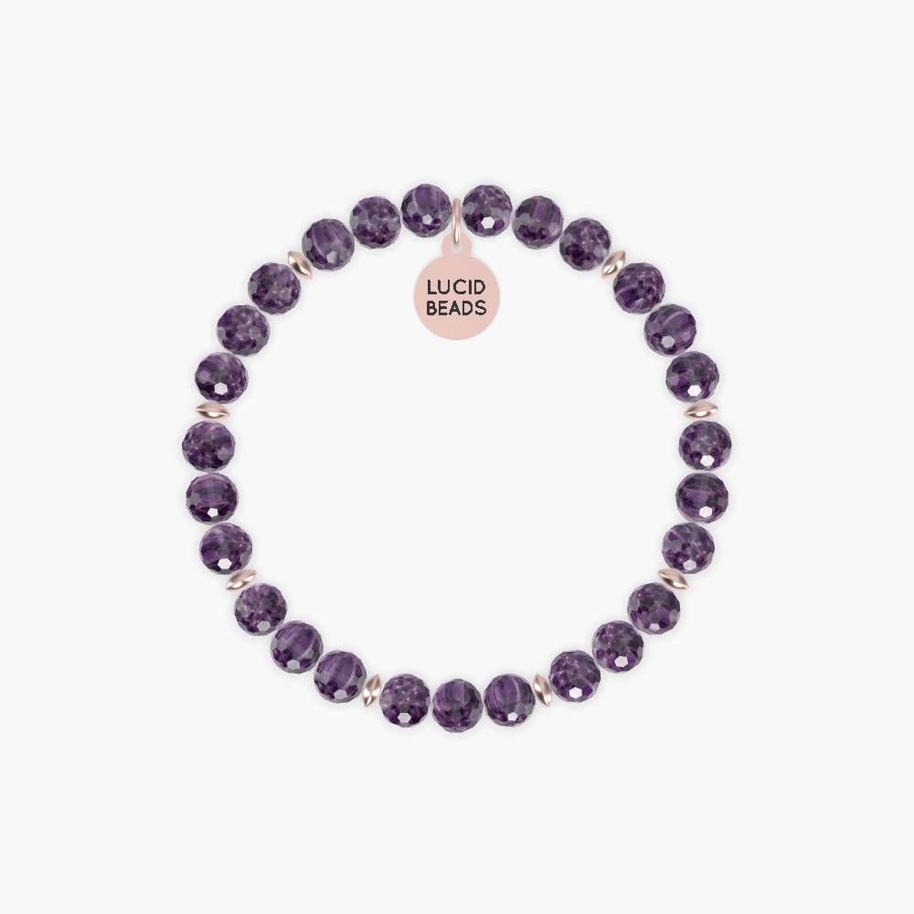 Purple Day Epilepsy Awareness - Amethyst Bracelet