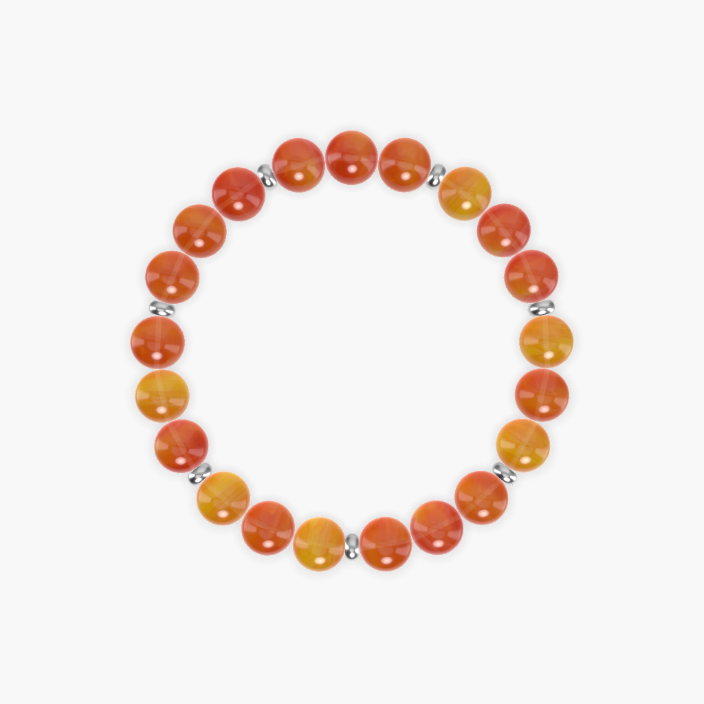 Carnelian Gemstone Bracelet