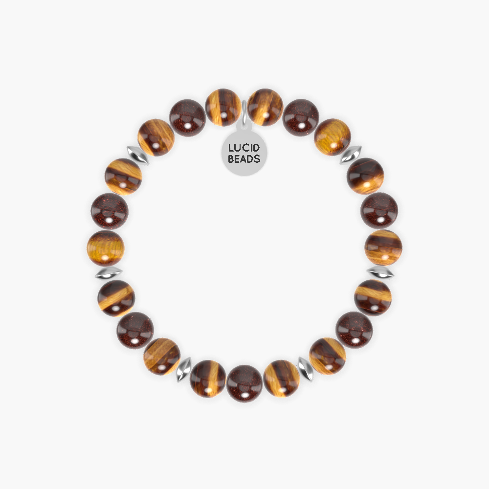 Tiger Eye and Garnet Bracelet