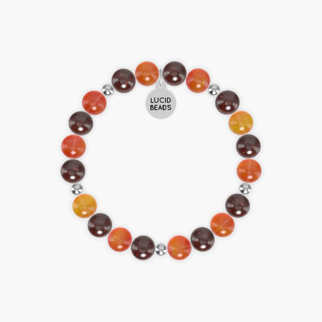 Carnelian and Garnet Bracelet