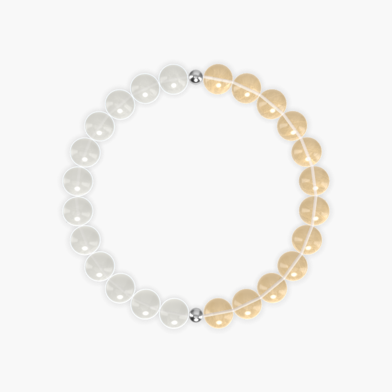 Citrine and Moonstone Bracelet