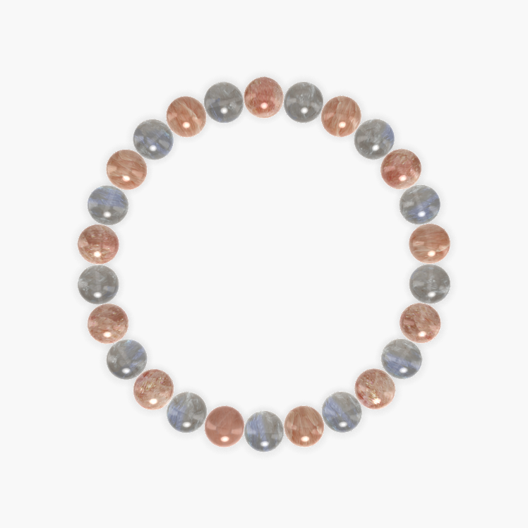Labradorite and Sunstone Bracelet
