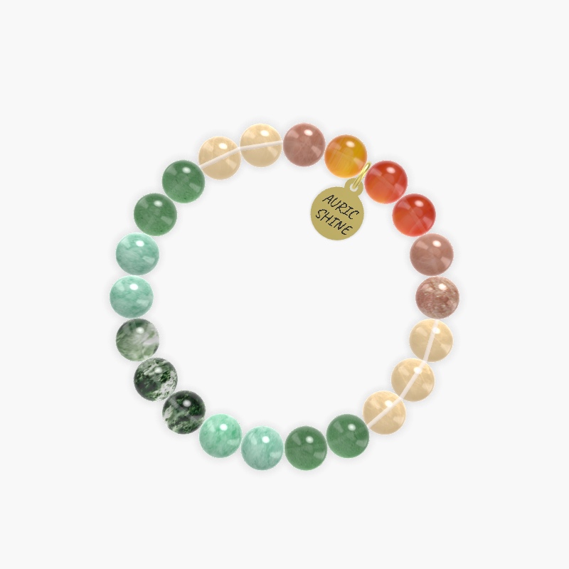 Citrine, Aventurine, Green Jade and more Gemstone Bracelet