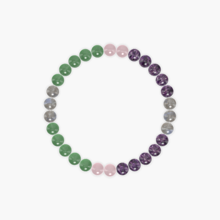 Amethyst, Aventurine, Labradorite and more Gemstone Bracelet