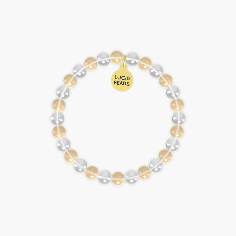 Citrine and Clear Quartz Bracelet