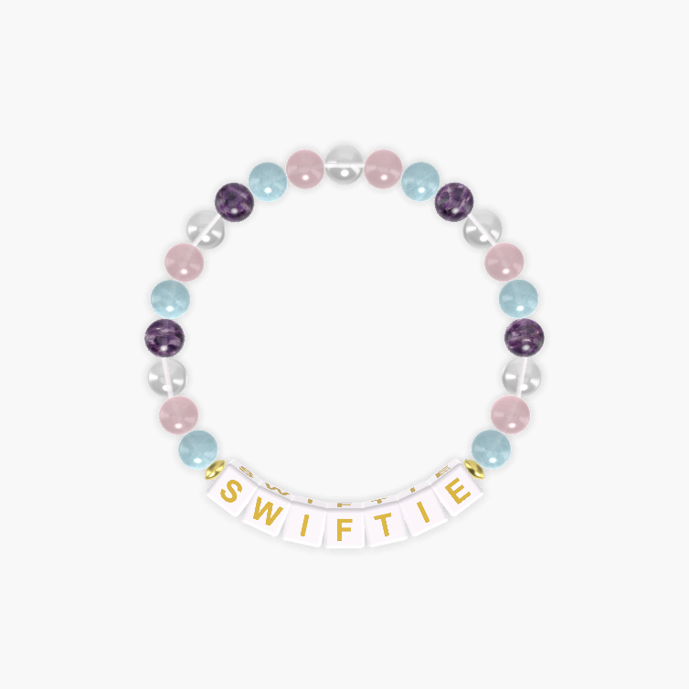 Aquamarine, Rose Quartz, Clear Quartz and more Gemstone Bracelet