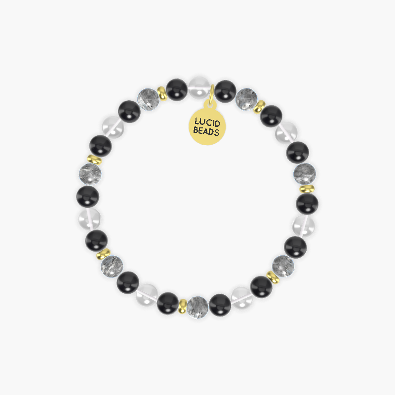 Labradorite, Black Tourmaline, Clear Quartz and more Gemstone Bracelet