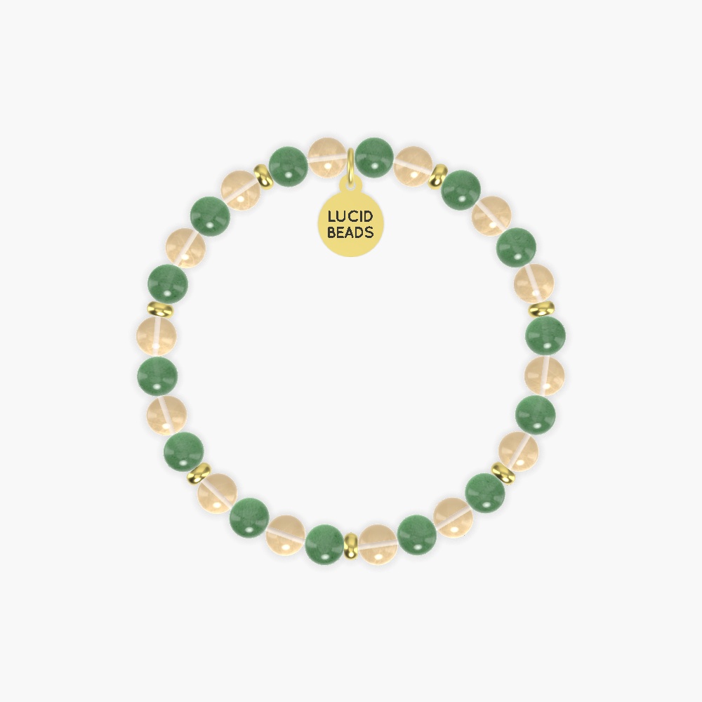 Citrine and Aventurine Bracelet