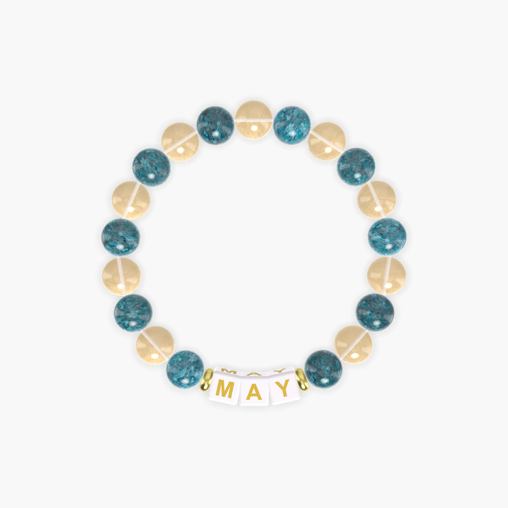 Apatite and Citrine Bracelet