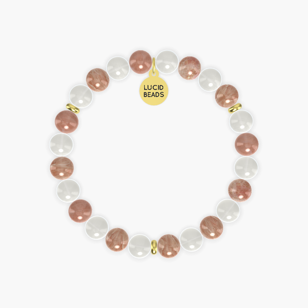 Sunstone and Moonstone Bracelet