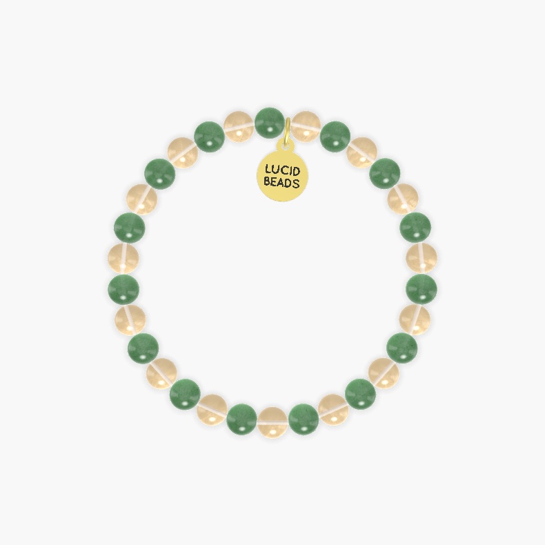Prosperity Harmony - Citrine and Aventurine Bracelet