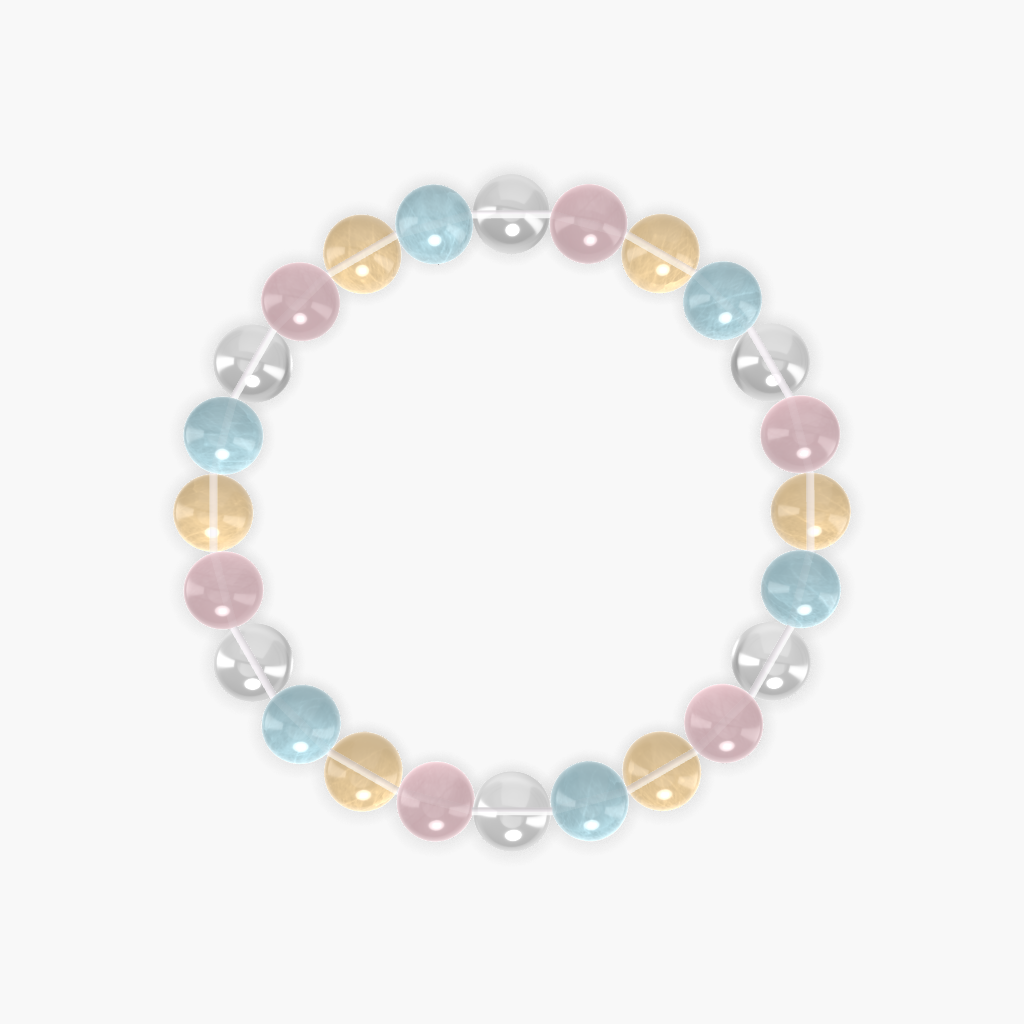 Clear Quartz, Aquamarine, Citrine and more Gemstone Bracelet