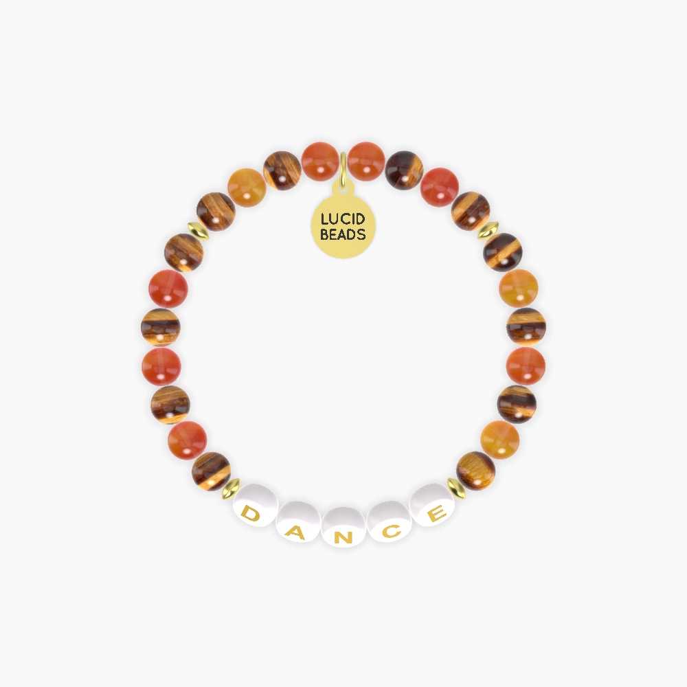 Rhythm Spark - Tiger Eye and Carnelian Bracelet